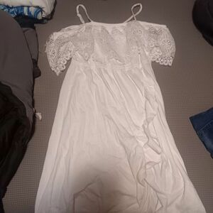 No Boundaries White Textured Top